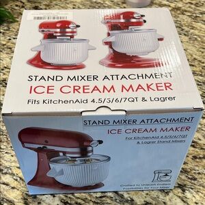 KitchenAid style Stand Mixer Ice Cream Maker Attachment
